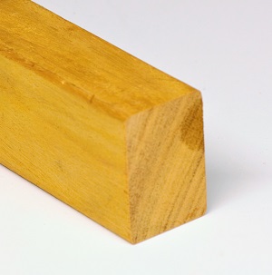 Massief hout Bilinga/wallaba/tali, gevingerlast 40x60 mm geschaafd Lm